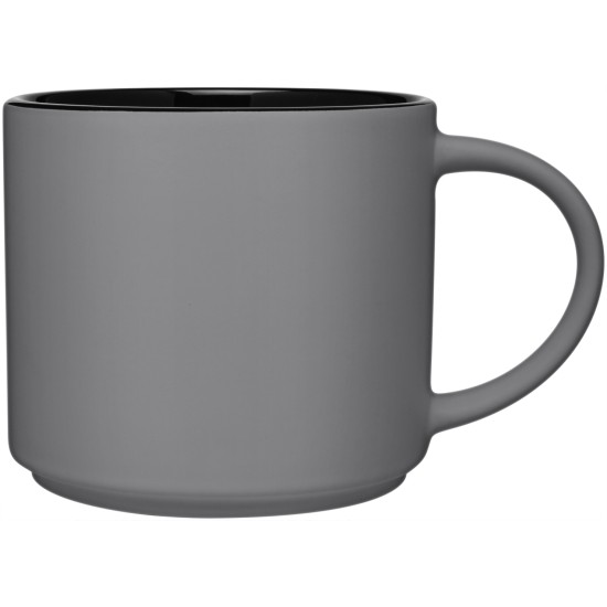 16 oz monaco mug - matte storm gray