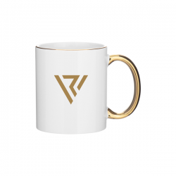 11 oz c-handle mug - metallic