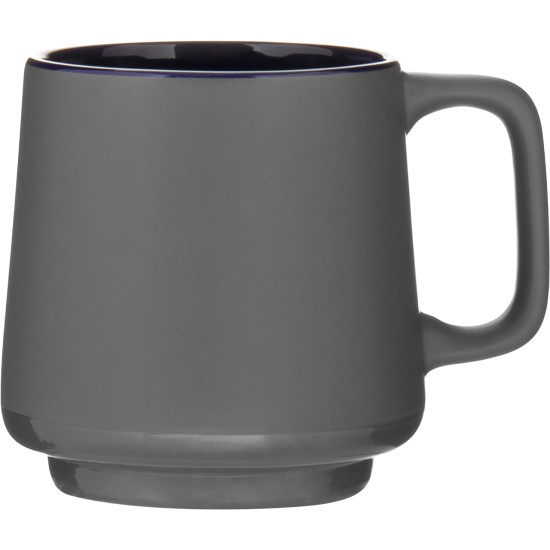 12 oz windsor mug - matte gray