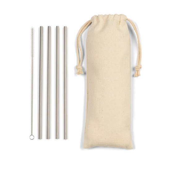 Reed Stainless Steel Straw Set
