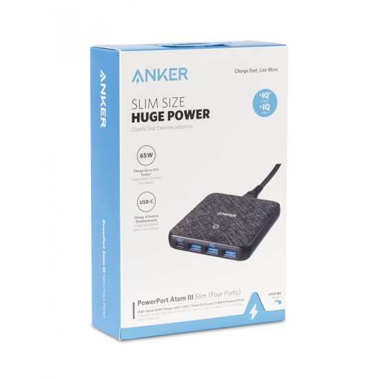 Anker® PowerPort Atom III 4-Port Desktop Charger