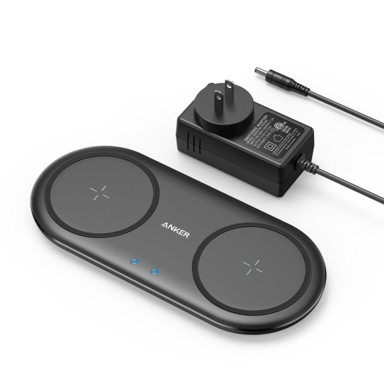 Anker® PowerWave Dual Pad Qi Wireless Charger
