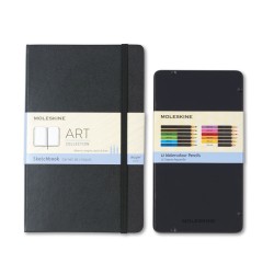 Moleskine® Coloring Kit - Sketchbook and Watercolor Pencils