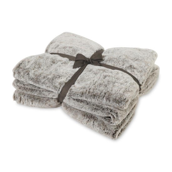 Luxe Faux Fur Throw Blanket