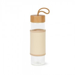 Serenity Bamboo Glass Bottle - 18.5 Oz.