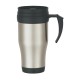 16 Oz. Stainless Steel Slide Action Travel Mug