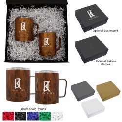 12 Oz. Woodtone Concord Mug Gift Set