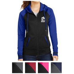 Sport-Tek® Ladies' Sport-Wick® Varsity Fleece Full-Zip Hooded Jacket