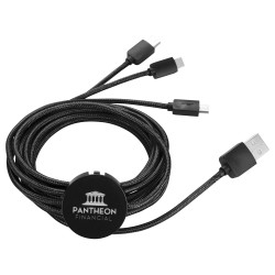 Rolly 10 foot 3-in-1 Light Up Logo Cable