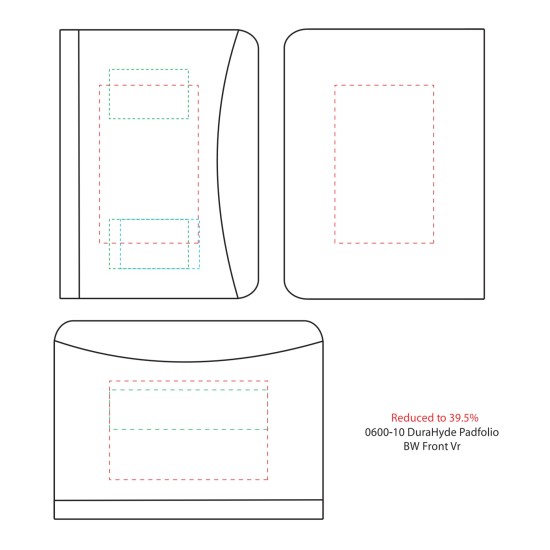 DuraHyde Zippered Padfolio