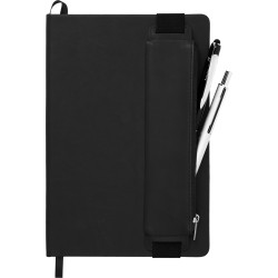FUNCTION Office Hard Bound Notebook With Pen Pouch