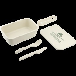 PLA Bento Box with Band and Utensils