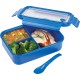 Three Compartment Food Storage Bento Box