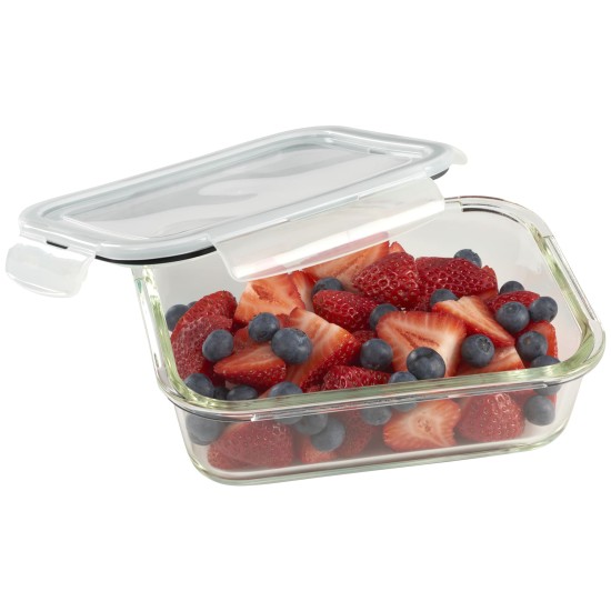Glass Leakproof 875ml Food Storage Container