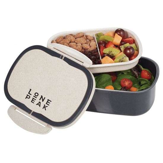 Plastic and Wheat Straw Lunch Box Container