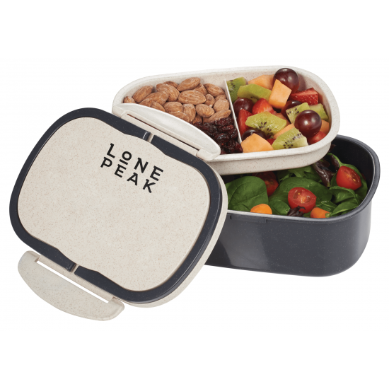 Plastic and Wheat Straw Lunch Box Container