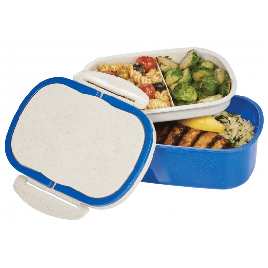 Plastic and Wheat Straw Lunch Box Container