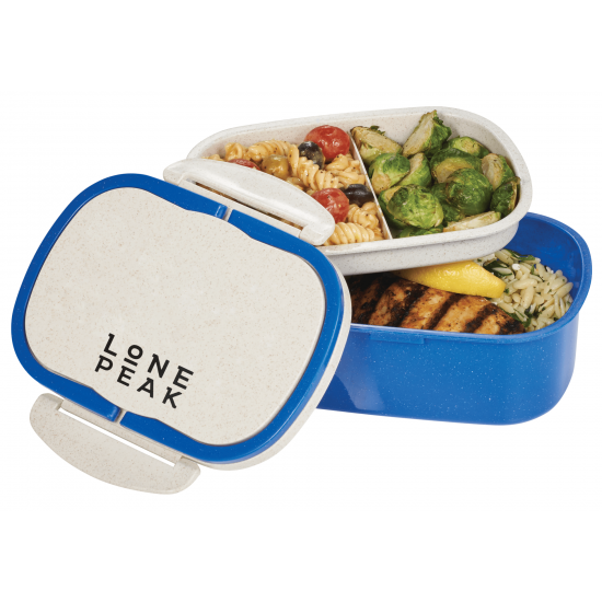 Plastic and Wheat Straw Lunch Box Container