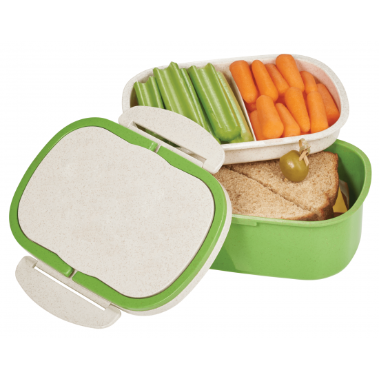Plastic and Wheat Straw Lunch Box Container