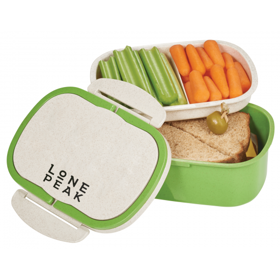 Plastic and Wheat Straw Lunch Box Container