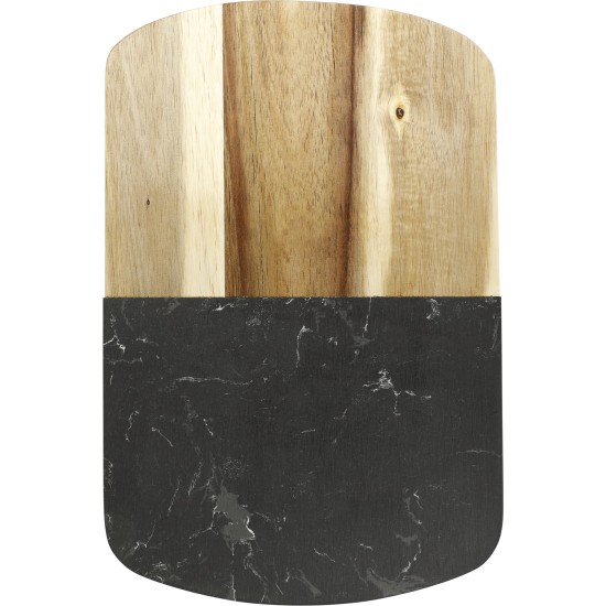 Black Marble Cheese Board Set with Knives Black Marble Cheese Board Set with Knives