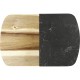 Black Marble Cheese Board Set with Knives