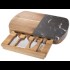 Black Marble Cheese Board Set with Knives