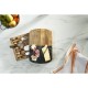 Black Marble Cheese Board Set with Knives Black Marble Cheese Board Set with Knives