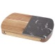 Black Marble Cheese Board Set with Knives