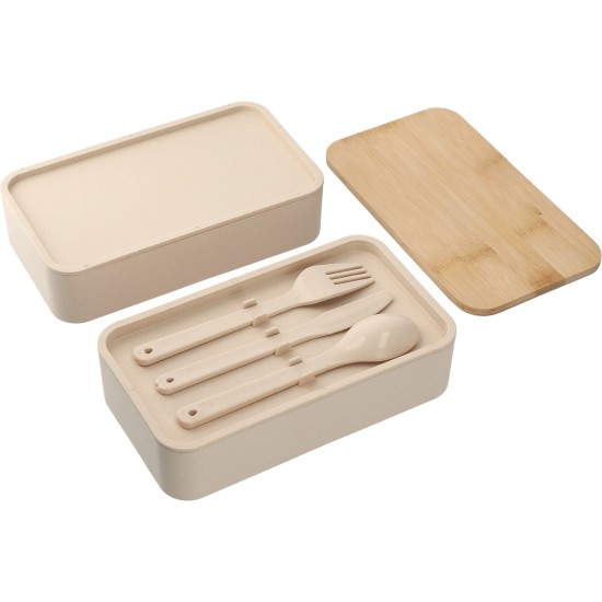 Stackable Bamboo Fiber Bento Box