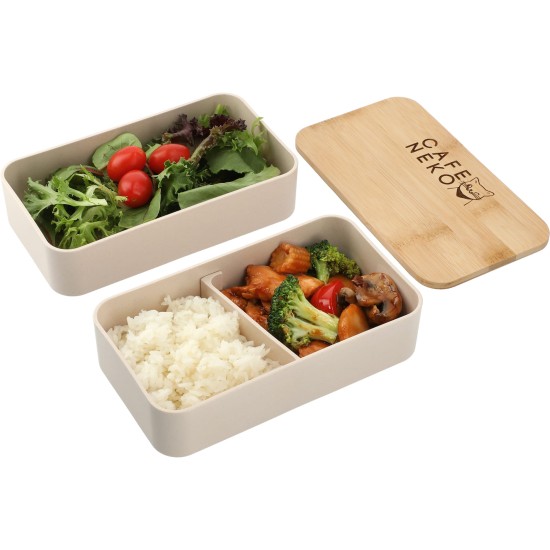 Stackable Bamboo Fiber Bento Box