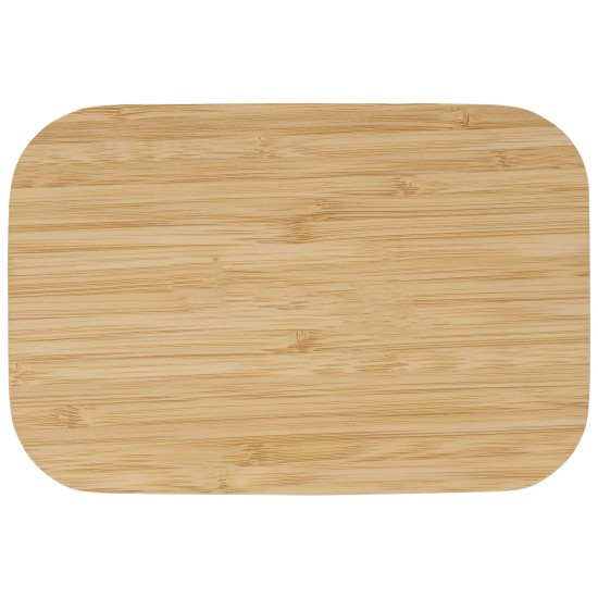 Bamboo Fiber Lunch Box with Cutting Board Lid Bamboo Fiber Lunch Box with Cutting Board Lid
