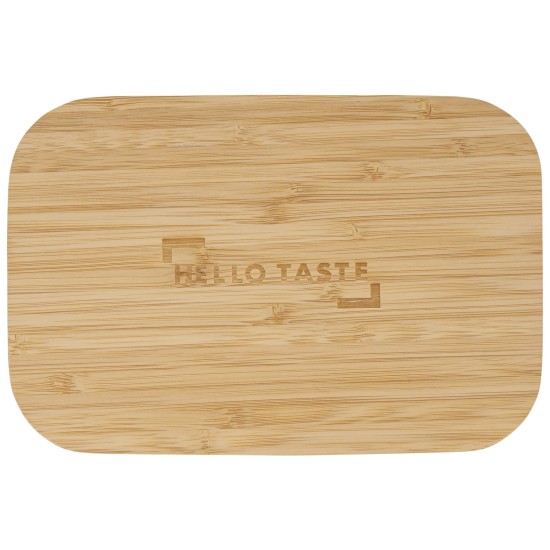 Bamboo Fiber Lunch Box with Cutting Board Lid Bamboo Fiber Lunch Box with Cutting Board Lid