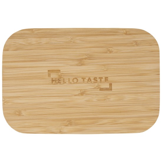 Bamboo Fiber Lunch Box with Cutting Board Lid