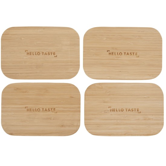 Bamboo Fiber Lunch Box with Cutting Board Lid Bamboo Fiber Lunch Box with Cutting Board Lid