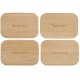 Bamboo Fiber Lunch Box with Cutting Board Lid