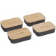 Bamboo Fiber Lunch Box with Cutting Board Lid Bamboo Fiber Lunch Box with Cutting Board Lid