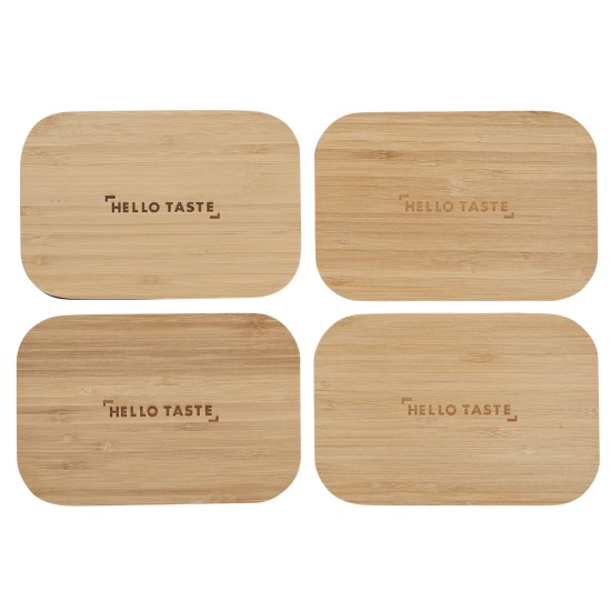 Bamboo Fiber Lunch Box with Cutting Board Lid Bamboo Fiber Lunch Box with Cutting Board Lid