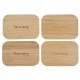 Bamboo Fiber Lunch Box with Cutting Board Lid Bamboo Fiber Lunch Box with Cutting Board Lid