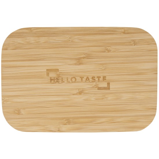 Bamboo Fiber Lunch Box with Cutting Board Lid Bamboo Fiber Lunch Box with Cutting Board Lid