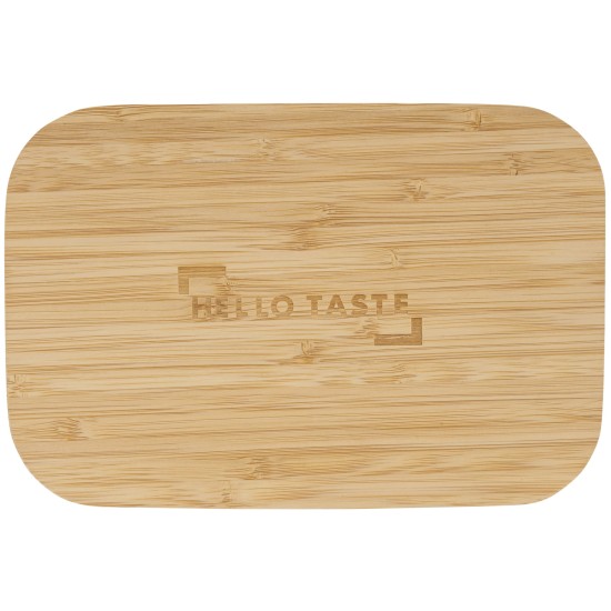 Bamboo Fiber Lunch Box with Cutting Board Lid