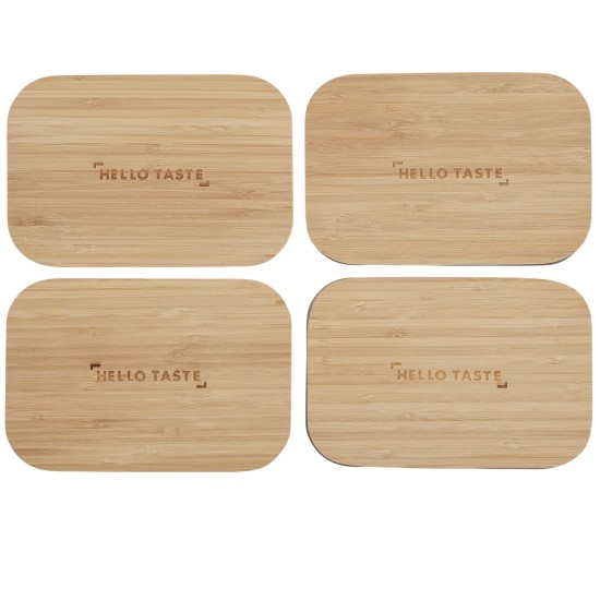 Bamboo Fiber Lunch Box with Cutting Board Lid Bamboo Fiber Lunch Box with Cutting Board Lid