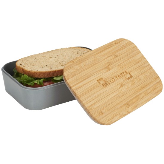 Bamboo Fiber Lunch Box with Cutting Board Lid Bamboo Fiber Lunch Box with Cutting Board Lid