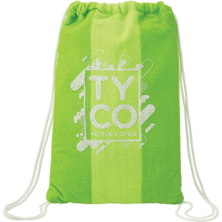 Microfiber Beach Blanket with Drawstring Pouch