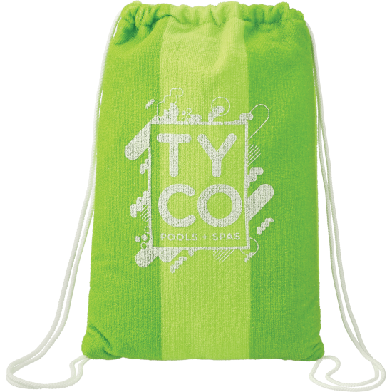 Microfiber Beach Blanket with Drawstring Pouch