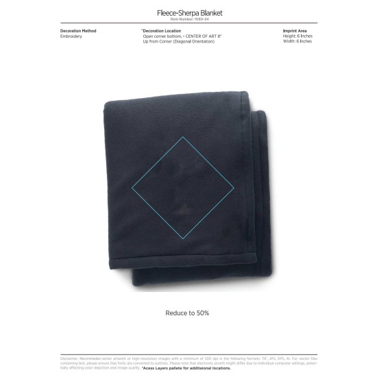 Fleece-Sherpa Blanket