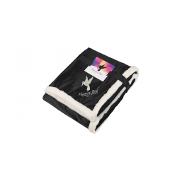 Field & Co.® Sherpa Blanket w/Full Color Card