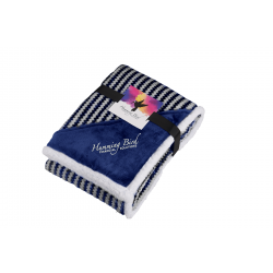 Field & Co.® Chevron Striped Sherpa Blanket w/Card