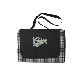 Extra Large Plaid Picnic Blanket Tote