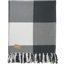 Field & Co. 100% Organic Cotton Check Throw Blanket